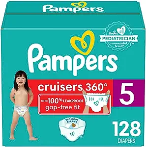 Pampers Cruisers 360 Diapers - Size 5