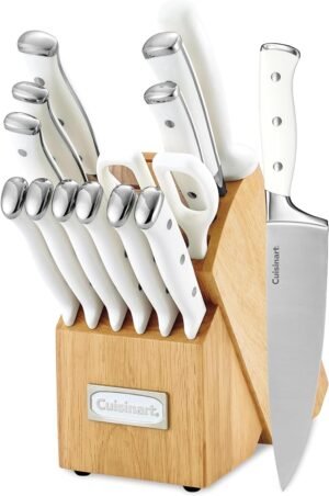 8 (2) Cuisinart 15-Piece Knife Set with Block